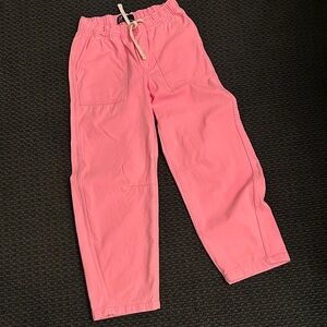GAP factory || Pink Drawstring pull-on barrel jeans